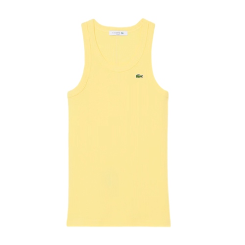 גופיה LACOSTE מידות XS-XL לנשים בגוון צהוב