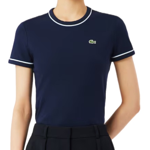חולצה LACOSTE מידות XS-XL לנשים בגוון נייבי