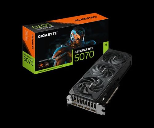 כרטיס מסך GIGABYTE GeForce RTX 5070 WINDFORCE OC SFF 12GB