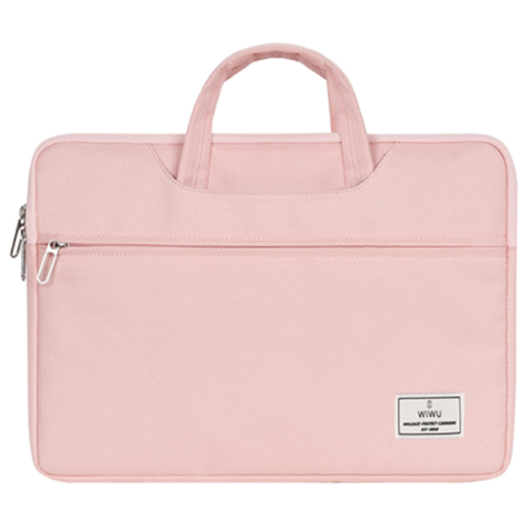 תיק בד למחשב נייד 15.6 WIWU VIVI HANDBAG ורוד