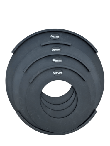 סט משתיקים מקצועי מסיליקון 10-12-14-16 DRUMS GD-PPS16