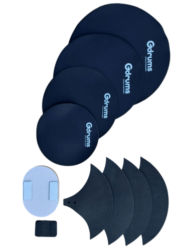 סט משתיקים לתופים 10-12-14-14 DRUMS GD-DMP0244