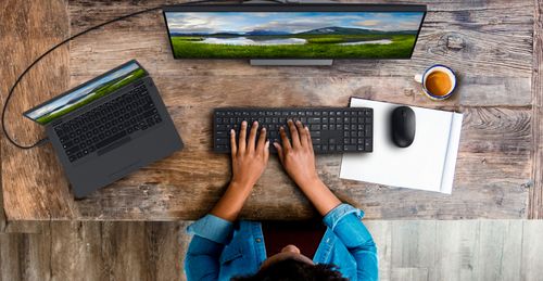 סט מקלת ועכבר אלחוטיים Dell Pro Wireless Keyboard and Mouse KM5221W