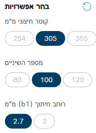 להב וידיה רב שימושית 12 אינץ', 305 ממ 100 שן, חור 30 מ''מ BOSCH