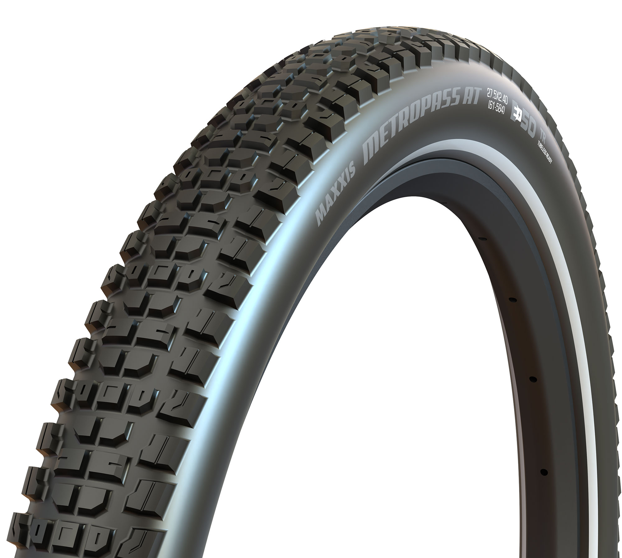 צמיג מקסיס מטרופס AT ברזל  MAXXIS METROPASS AT 4S/RI/EXO/TR/REF/E50 27.5X2.4