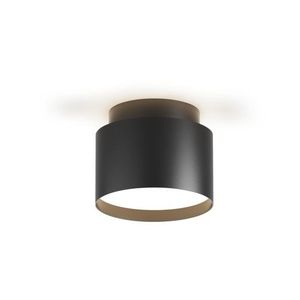  צמוד תקרה צילינדר שחור חלבי DARIA 15W 3CCT 