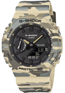 CASIO GA-2100CM-5A CARBON Camouflage