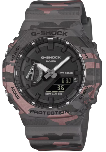 CASIO GA-2100CM-8A CARBON Camouflage