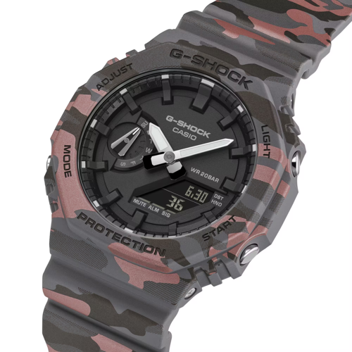 CASIO GA-2100CM-8A CARBON Camouflage