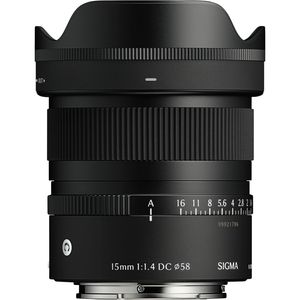 עדשה Sigma 15mm f/1.4 DC Contemporary (Sony E) - יבואן רשמי