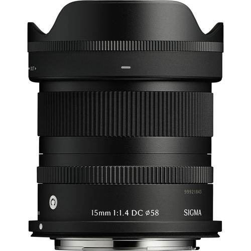 עדשה Sigma 15mm f/1.4 DC Contemporary (Canon RF) - יבואן רשמי