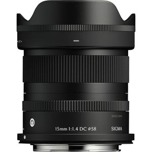 עדשה Sigma 15mm f/1.4 DC Contemporary (FUJIFILM X) - יבואן רשמי