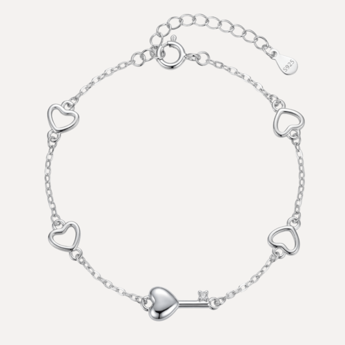 צמיד מפתח לב