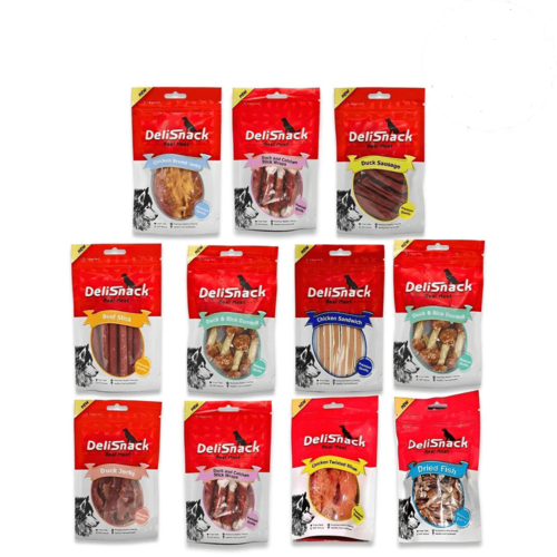 חטיפים לכלבים דליסנק DELISNACK כל הטעמים