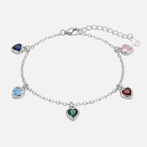 צמיד לבבות צבעוני