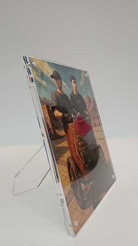 מעמד אקרילי שקוף מתאים לתמונה 15×21