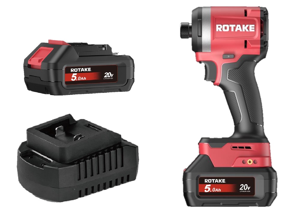 סט מברגת אימפקט ROTAKE S1-KIT 20V 260NM+2X5AH