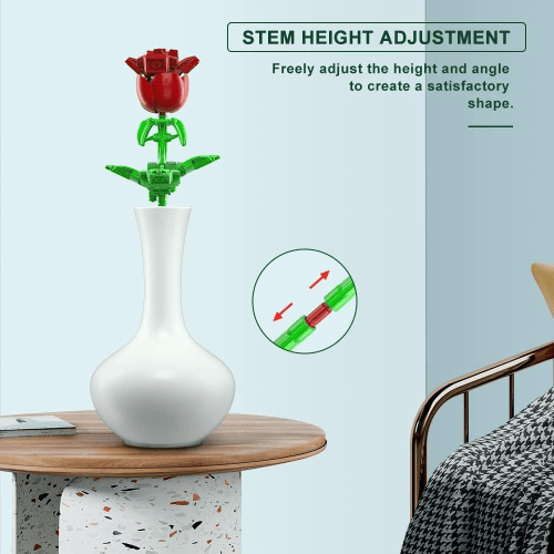דגם הרכבה JBricks 150705 Rose Plant