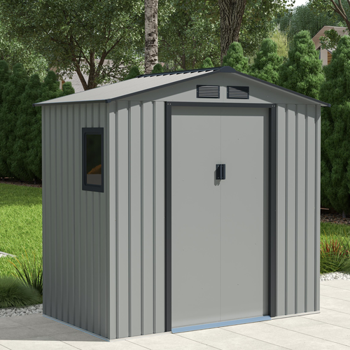 מחסן מתכת פרמיום דגם 2.13X1.27 Garden Top G74 