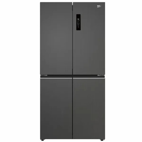 מקרר 4 דלתות 601 ליטר דגם BEKO GN91601DX בקו נירוסטה מושחרת כולל התקן שבת דורות רוחב: 90.5 ס