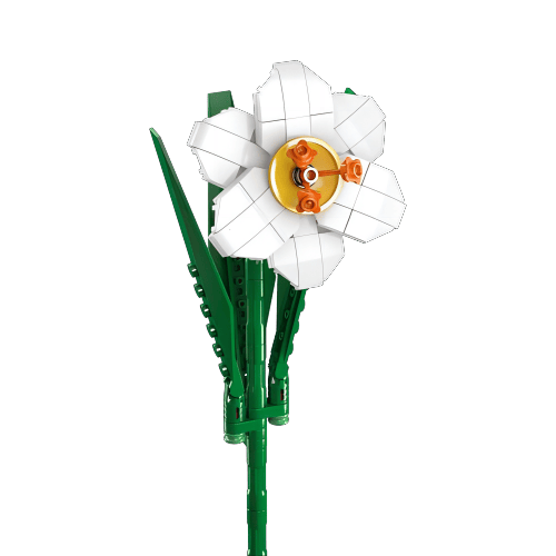 דגם הרכבה Jbricks 150708 Narcissus Flower 