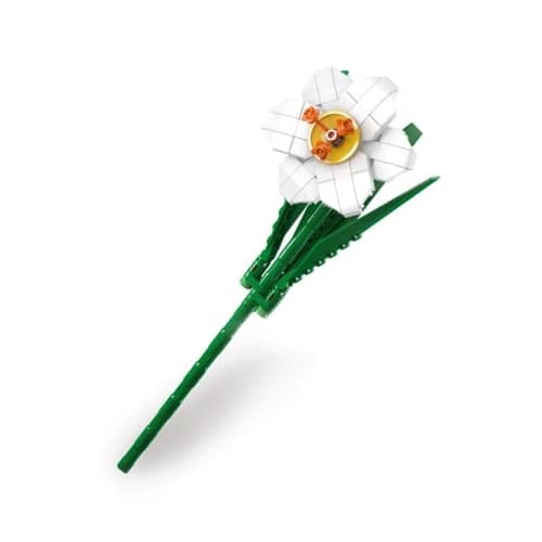 דגם הרכבה Jbricks 150708 Narcissus Flower 