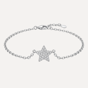 צמיד כוכב משובץ