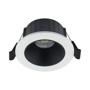  שקוע תקרה שחור LIME 7W 75mm IP44 3CCT 