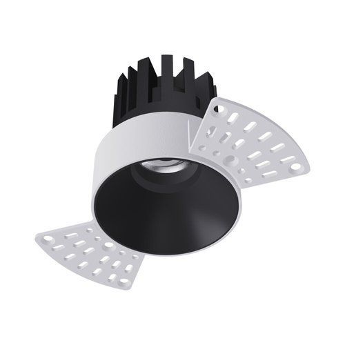  שקוע תקרה לבן/שחור TRIMIX 12W IP44 3CCT 