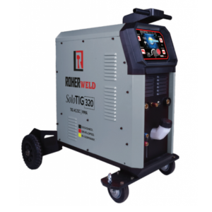 רתכת TIG AC/DC אינוורטר דיגיטלית תלת פאזית 320A עם קירור מים ועגלה ROHER SOLOTIG AC/DC 320P דגם 1095266