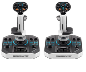 זוג בקרי טיסה Thrustmaster Sol-R 2 HOSAS Space Sim Duo – שחור RGB