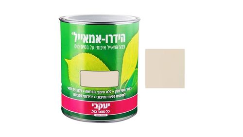 צבע בגוון לבן פנינה 1013 הידרו אמייל של יעקובי 375 מ