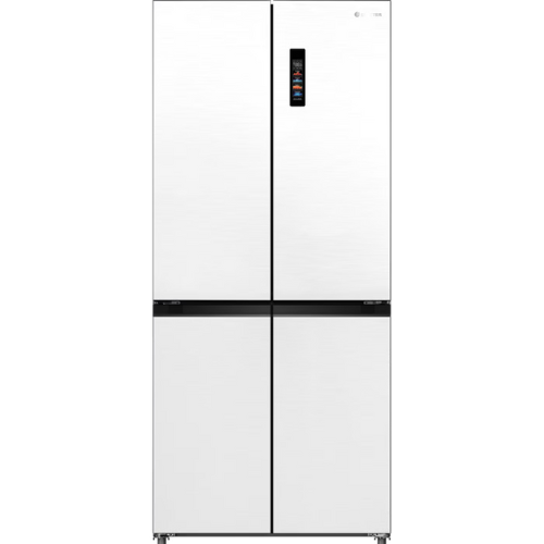 מקרר 4 דלתות מקפיא תחתון 502 ליטר נטו Electra EL5070W קו אפס עם ארונות מטבח - גימור צבע לבן אחריות ע"י היבואן הרשמי אלקטרה