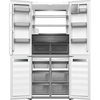 מקרר 4 דלתות מקפיא תחתון 502 ליטר נטו Electra EL5070W קו אפס עם ארונות מטבח - גימור צבע לבן אחריות ע"י היבואן הרשמי