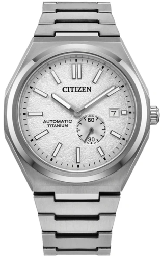 Citizen NJ0180-80A Zenshin עשוי טיטניום מנגנון אוטומטי וזכוכית ספיר