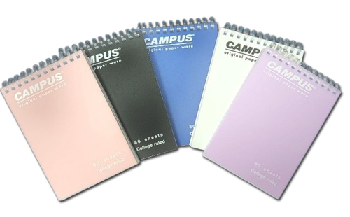 פנקס בינוני A6/ ספירלה עליונה/ CAMPUS