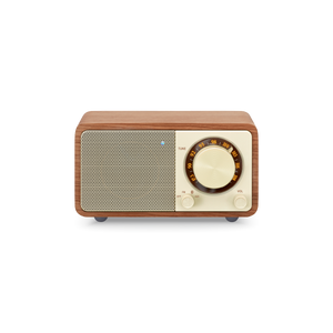 מערכת שמע ניידת Sangean WR-7 plus- צבע עץ שרי