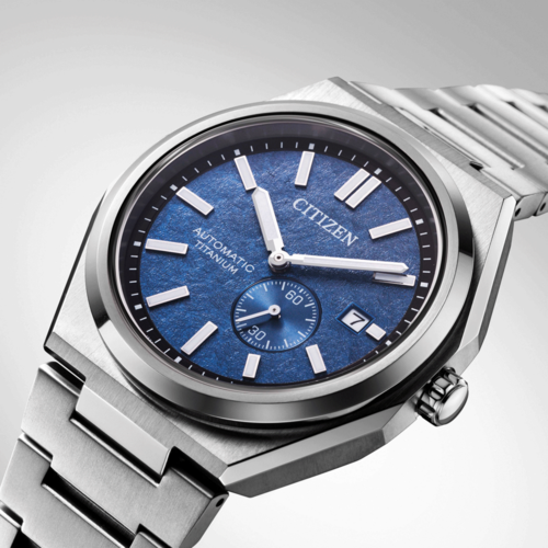 Citizen NJ0180-80L Zenshin עשוי טיטניום מנגנון אוטומטי וזכוכית ספיר
