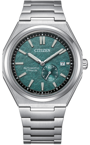 Citizen NJ0180-80X Zenshin עשוי טיטניום מנגנון אוטומטי וזכוכית ספיר