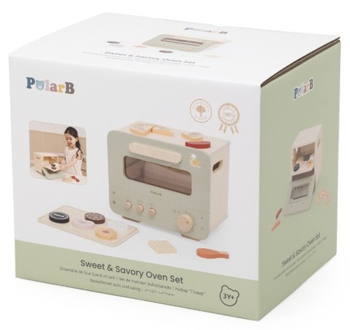 סט תנור אפייה שולחני מעץ עם 16 אביזרים PolarB