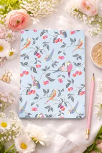 מחברת רכה keri דגם Birds in the Cherry Tree Studio Oh