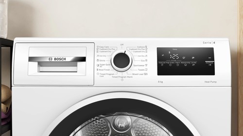  מייבש כביסה עם משאבת חום, 8 ק״ג Bosch Serie 4 WTH9284IL 