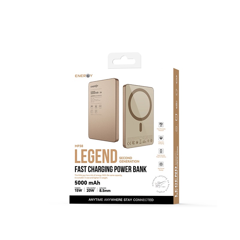 סוללת גיבוי ENERGY MP39 Legend 10000mAh Magsafe