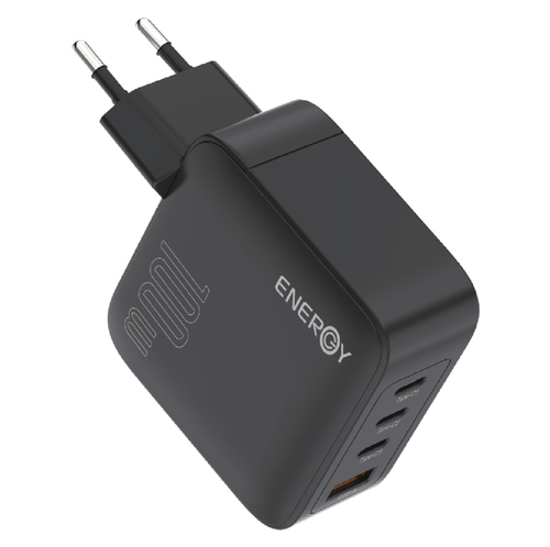 מטען בית ENERGY Premium 3C+1QC PD100W with C to C 1.5M cable שחור