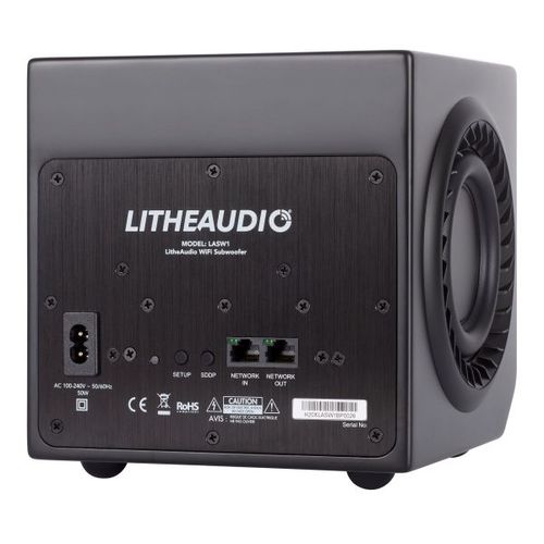 סאב וופר אלחוטי קומפקטי עם AirPlay 2 ו-Chromecast מובנים מבית Lithe Audio