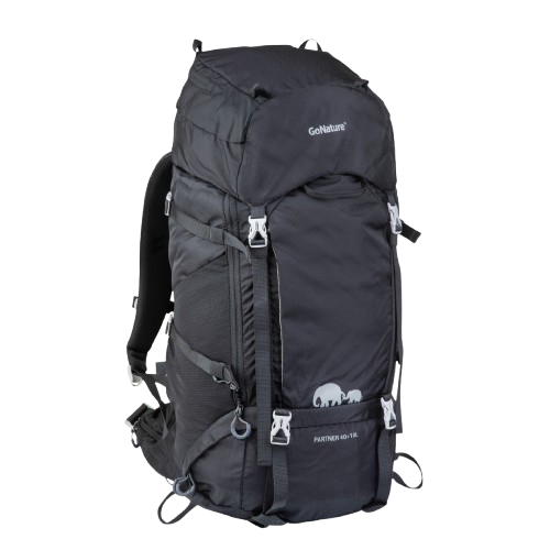תרמיל Partner 40+10 L שחור - Go Nature 