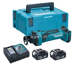 כרסם לגבס 18V נטען "⅛-"¼ עם 2 סוללות 4A ומטען MAKITA DCO180RME מקיטה
