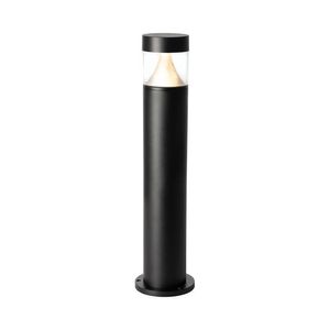 בולרד שחור, 80 ס"מ FOCAL 9W IP65, אור חם Nisko