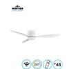 מאוורר צמוד תקרה 48" ERA +שלט ולד 24W CCT לבן NORTHER WiFi