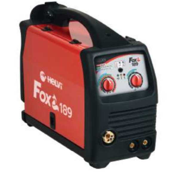 רתכת אינוורטר CO2 180A עם מזין פנימי HELVI Fox 189 MMA/MIG דגם 1075319